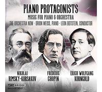 Rimski-Korsakov, Chopin, Korngold : uvres pour piano et orchestre. Weiss, Botstein.