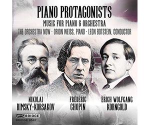Rimski-Korsakov, Chopin, Korngold : uvres pour piano et orchestre. Weiss, Botstein.