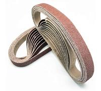RIMURA 50 Uds 330 * 10mm Cinturones de Lijado 40-400 Granos Papel de Lija Bandas abrasivas cinturón lijadora Herramienta Madera Suave Metal Pulido (Size : 40)