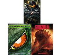 RimZilla Heck Yea! Triple Feature -Godzilla Showdown 1998 - 2014 2 Pack and Pacific Rim ( 3 DVD Sci-Fi Monster Movies )