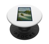 Rin Falls Suiza 50's Vintage Travel Post Art Graphic PopSockets PopGrip Adhesivo