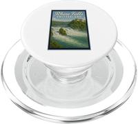 Rin Falls Suiza 50's Vintage Travel Post Art Graphic PopSockets PopGrip para MagSafe