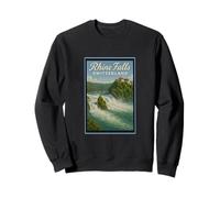Rin Falls Suiza 50's Vintage Travel Post Art Graphic Sudadera