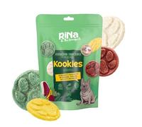 RiNa KOOKIES - Deliciosas golosinas para perros de alta calidad, carne de caza seca, aceite de coco y harina de krill, mezcla de aperitivos para perros - Fabricado en Alemania