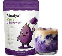 RINALYA® Polvo de Ube 100 g - Ñame Morado Premium 100% Puro - Origen Filipinas (Región de Urdaneta) - 100% Natural y Vegano - Marca Francesa