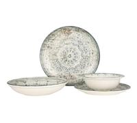 Rinart Juegos de vajilla (Medium) - Fade - 24 piezas - 6 Personas - Porcelana