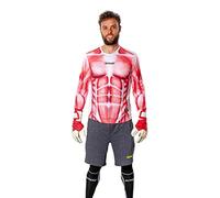 Rinat Camiseta de Portero de Fútbol GK Robbie, Blanco/Rojo, Adulto, Unisex, Talla Am (Mediana)