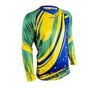 Rinat Flags Jersey de Portero, Unisex Adulto, Amarillo/Verde/Azul, AXL