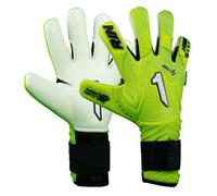 Rinat Guante de Portero Aries Némesis Prime, Verde/Blanco, Unisex Niños