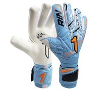 Rinat Guante de Portero Egotiko X Training, Azul/Naranja, Unisex Adulto