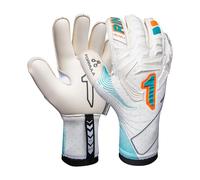 Rinat Guante de Portero Nkam Pro, Blanco/Verde Aqua, Unisex Adulto