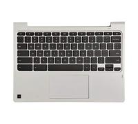 Rinbers Funda superior para ordenador portátil con teclado y panel táctil de repuesto para Lenovo Chromebook 11 C330 5CB0S72816 5CB1B77634 blanco