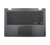 Rinbers Funda superior para reposamanos para laptop con teclado no retroiluminado de EE. UU., cubierta C de repuesto para Lenovo Chromebook 14 S345-14AST 81WX 14e 81MH 5CB0S95246