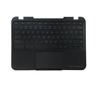 Rinbers Lenovo Chromebook N21 - Funda para portátil con reposamuñecas y teclado táctil, color negro