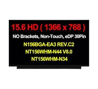 Rinbers N156BGA-EA3 REV.C2 NT156WHM-N44 V8.0 NT156WHM-N34 N46 15.6 pulgadas 1366X768 eDp 30 Pin LCD Pantalla IPS No táctil Panel de reemplazo para Dell para Lenovo para ASUS sin pestañas