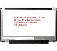 Rinbers - Pantalla LED LCD de repuesto para ASUS Chromebook C201PA C202 C202S C202SA C223 X205T VIVOBOOK E203MA W202NA N116BGE-EB2 C3 C5 C6 B1 (30 pines)