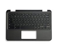 Rinbers - Reposamuñecas para portátil con teclado sin panel táctil, repuesto para Dell Chromebook 11 3100 P29T PN: 0TK87M