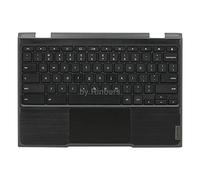 Rinbers Reposamuñecas portátil con teclado estadounidense y panel táctil reemplazo para Lenovo Chromebook 11 300e 2nd Gen (AMD) AST 82CE 5CB0Z21541 (sin orificio para cámara web)