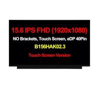 Rinbers Repuesto para portátil de 15.6 pulgadas, 40 pines, 60 Hz, FHD 1920 x 1080, IPS delgado, pantalla LED LCD, digitalizador B156HAK02.1 B156HAK02.3 NV156FHM-T06 NT156FHM-T0E (pantalla táctil FHD