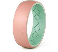 Rinfit Anillos de boda de silicona para hombres y mujeres, Size 11, Silicona, no conocido