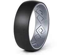 Rinfit Anillos de boda de silicona para hombres y mujeres, Size 11, Silicona, no conocido