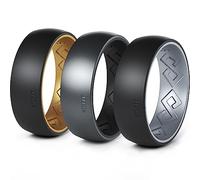 Rinfit Anillos de boda de silicona para hombres y mujeres, Size 5, Silicona, no conocido