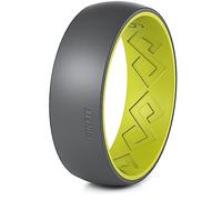 Rinfit Anillos de boda de silicona para hombres y mujeres, Size 5, Silicona, no conocido
