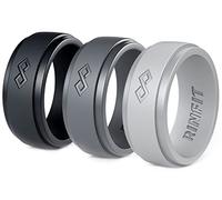 Rinfit Anillos de silicona para hombre, anillo de boda de silicona para hombre, anillo de silicona para hombre, anillos de boda de goma, anillos de goma para hombre, colección Infinity