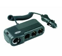 Ring Automotive RMS4 Conector de Toma, 4 x 12 V, con Analizador de Batería