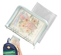 Ring Binder Notebook - Loose Leaf Binder,6-Ring Portable A5 Organizer | For Family Teacher School Commute Outdoor Indoor Travel Home Classroom