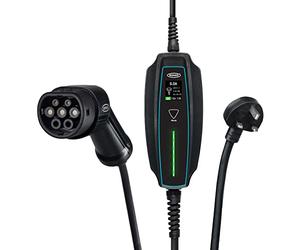 Ring Cable de Carga de vehículo eléctrico Tipo 2 de 3 Pines con Funda de Almacenamiento