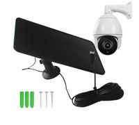 Ring Camera Solar Panel - Black, 20W Type C Smart Sensor, Solar Charger for Ring, Waterproof IP65, Adjustable Mounting Bracket, 10 Foot Cable | Indoor, Home, Office, Apartment, Dorm, Balcony,