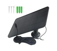 Ring - Cargador solar | 20 W de bajo consumo de energía resistente a la intemperie | Timbre de puerta de anillo, cargador de panel solar, para foco de luz interior, exterior, hogar, oficina