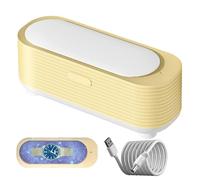 Ring Cleaner Machine, Household Device for Sunglasses, Professional Jewelry Cleaning, Eyeglass, Necklace, Ring Cleaner, Compact, Efficient, Safe for Delicate Item, 7.48x2.68x2.83in