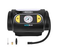 RING ULTRAINFLATE 10 Inflador de neumáticos analógico, con Cable de alimentación Enrollado, inflador Manual Duradero para un Control preciso de la presión