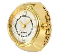 Ring de relojes para hombres - Ring de reloj de diseño creativo | Reloj anular portátil | Mira de los niños con una pantalla discreta | Accesorio de moda para mujeres, hombres, tardes, regalos
