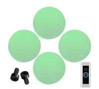 Ring Doorbell Button Replacement - Kit de reparación de timbre de puerta - Botones de timbre de video con 2 tornillos, piezas de repuesto para reparación de botones rotos agrietados