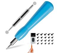 Ring Doorbell Destornillador de repuesto - Tornillos de seguridad T6 T15 de doble extremo, 20 tornillos de repuesto para timbre de puerta de 2ª generación (azul)