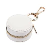 Ring Holder Keychain - Lightweight Ring Holder For Gym - Portable Small Travel Jewellery Case, Mini Jewellery Box, Organizer with Zipper Closure Box For Car Work Sports Backpack Girls Women