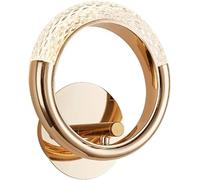 Ring Metal Wall Light with s Gold Finish, Modern 5W Led Bedside Wall Sconce, Slim Bedroom Decorative Lighting Wall Lamp, Scandinavian Minimalist Wall Lights for Bedroom/Warm Light