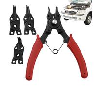 Ring Pliers Set - 4 In 1 Clip Tool, 4-in-1 Internal and External SnapRing Pliers, Heavy-Duty Tool Plier for Shaft Spring, Wire, Hose, Automotive Engine Repair, Jewelry, Electrical, Home Work
