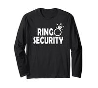 Ring Security - Fiesta de boda Recién casados Soltero Coincidencia Manga Larga