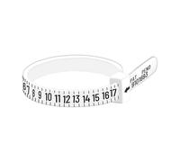 Ring Sizer - Adjustable Finger Measuring Belt, Reusable Jewelry Size Gauge with Clear Number Markings, Accurate Circumference Measurement Tool, Ideal for Engagement Wedding Band Fitting