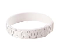 Ring Sizer Measuring Tool, Reusable Universal Plastic Ring Size Guage for Fingers and Jewelry Measure Wrist Size, Measuring 15 to 25cm