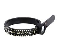 Ring Sizer Measuring Tool - Ring Size Gauge, Finger Measuring Tool, Stainless Steel Rings Sizer with Magnified Window, Reusable Rings Measurement Tools for US Sizes 1 to 17, Jewelry Fitting Accessory