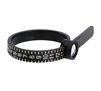Ring Sizer - Ring Sizer Ruler | Ring Sizer Tool | Ring Sizer 1-17 US Ring Size, Ring Sizer Measuring Set With Magnified Glass With Magnified Ring Measurement Tool, Ring Measuring, Se référer au