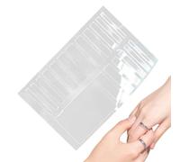 Ring Sizers for Loose Rings, Transparent Snug Men Ring Spacer, Cómodo Reusable Space Reducer for Gym Swimming Wedding Activities, Adjustable Rings Fit for Men Women for Secure Wear and Comfort