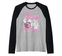 Ring The Bell Bitches! Funny Bunco Game Night Mujeres Camiseta Manga Raglan