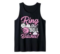 Ring The Bell Bitches! Funny Bunco Game Night Mujeres Camiseta sin Mangas