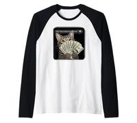Ring There is Motion at Your Front Door Funny Meme Cute Camiseta Manga Raglan